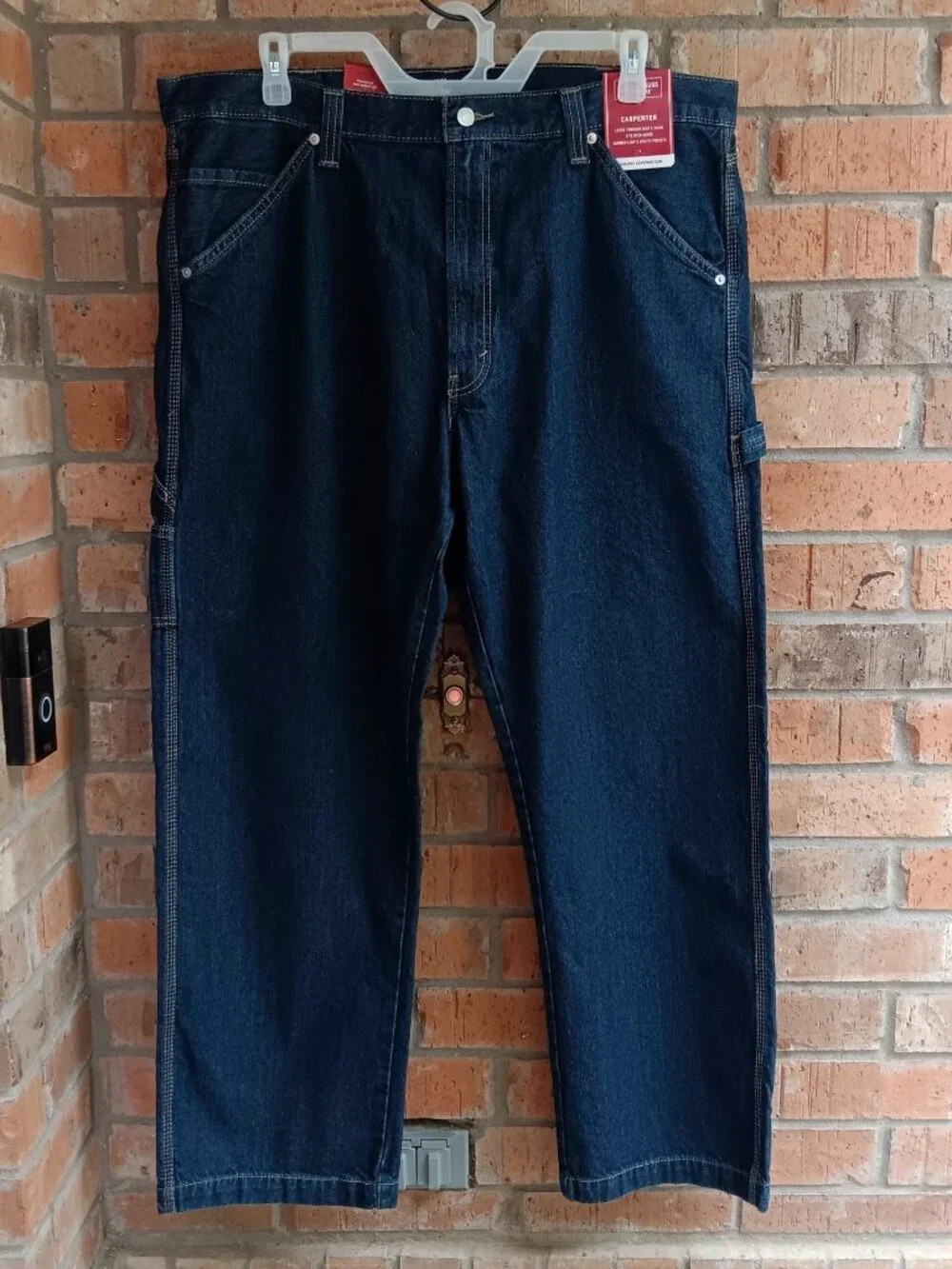 Levi Strauss Signature Workwear Mens Carpenter Jeans Blue Size 40 X 32